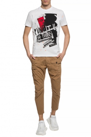 Printed t-shirt with rips, zdjęcie 2 Printed t-shirt with rips od Dsquared2